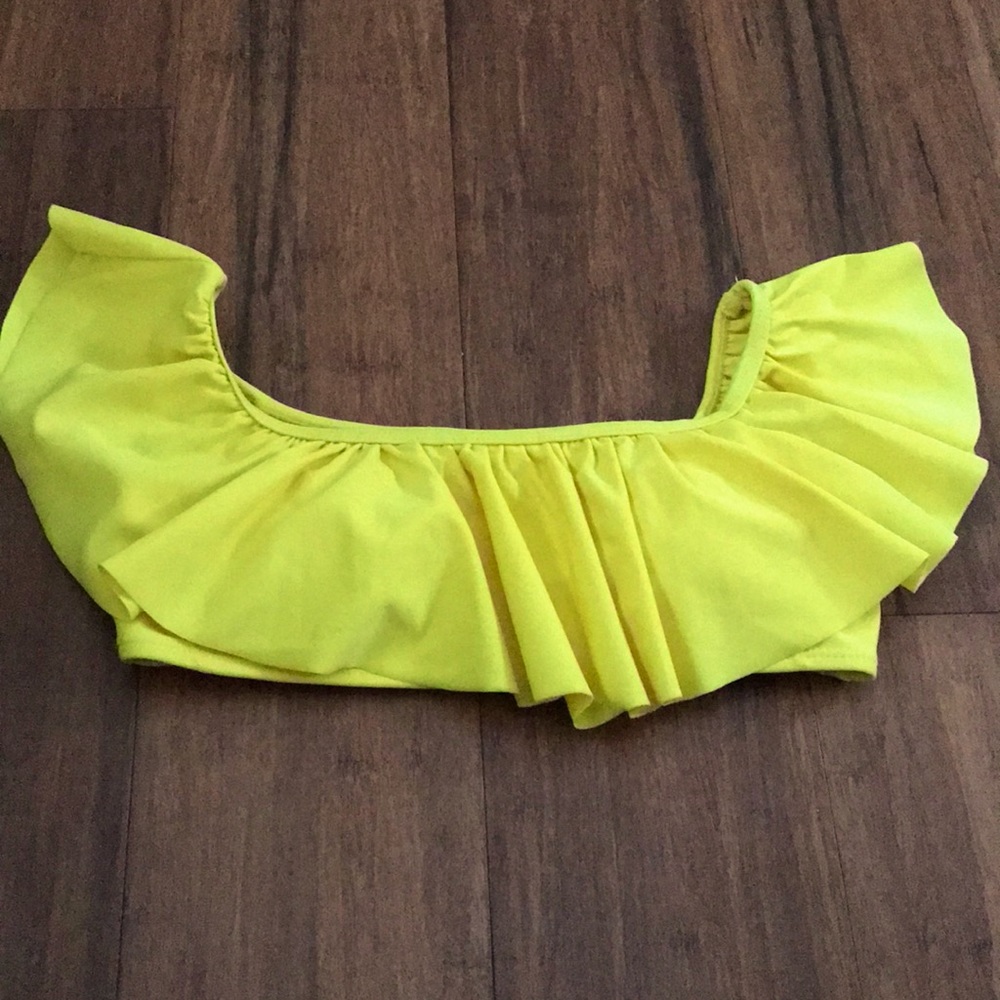 Yellow Kenzie Bikini Top